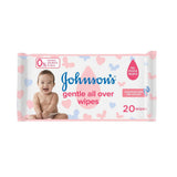جونسون مناديل أطفال لتنظيف لطيف لكامل البشرة