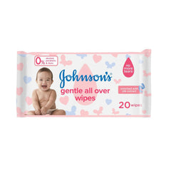 جونسون مناديل أطفال لتنظيف لطيف لكامل البشرة