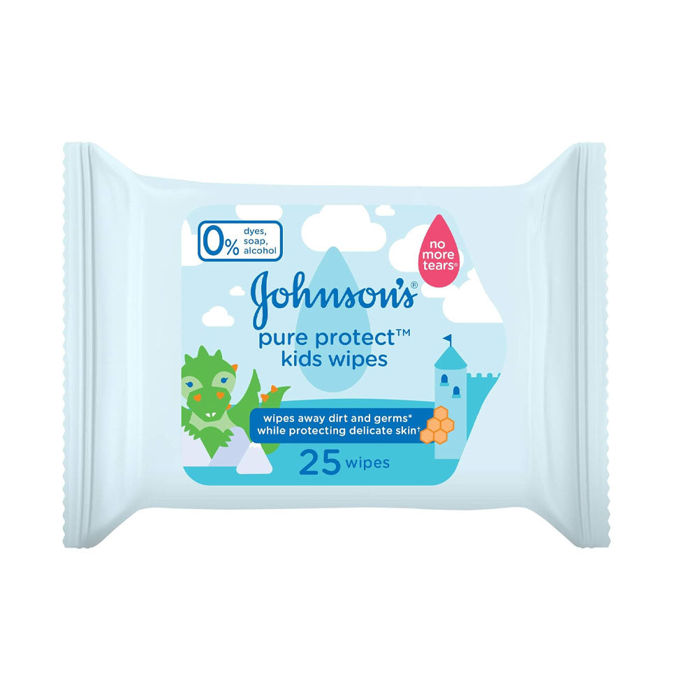 جونسون مناديل حماية نقية للصغار