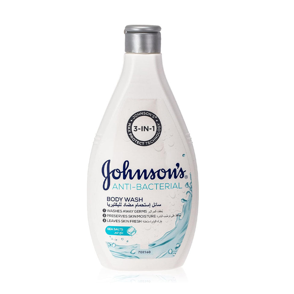 جونسون سائل استحمام مضاد للبكتيريا بملح البحر