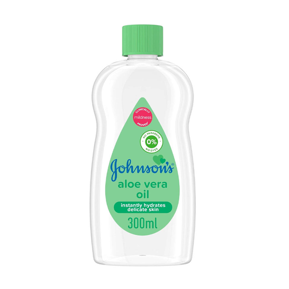 جونسون زيت أطفال مع الصبار
