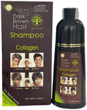 جي تي ال شامبو صبفة الشعر بالكولاجين في5دقائق-بني داكن 200 مل.