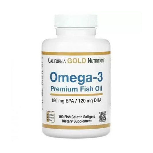 كاليفورنيا غولد نيوتريشن زيت السمك أوميجا 3 عدد 100 كبسولة.