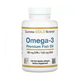 كاليفورنيا غولد نيوتريشن زيت السمك أوميجا 3 عدد 100 كبسولة.