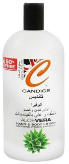 كانديس لوشن للجسم واليدين بالألوفيرا