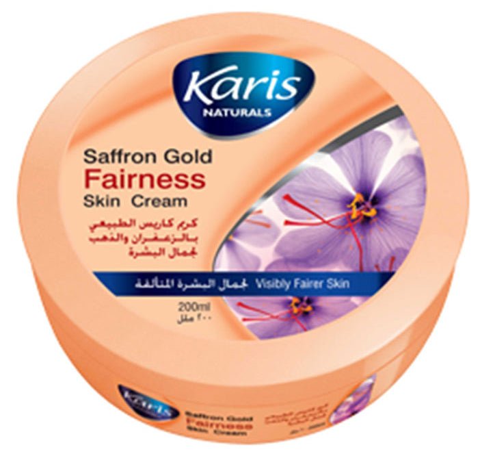 كاريس كريم طبيعي بالزعفران والذهب