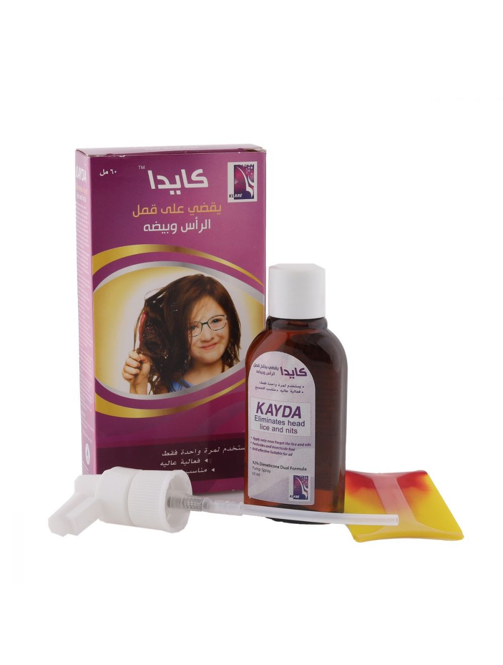 كايدا بخاخ ضد القمل (60 مل).