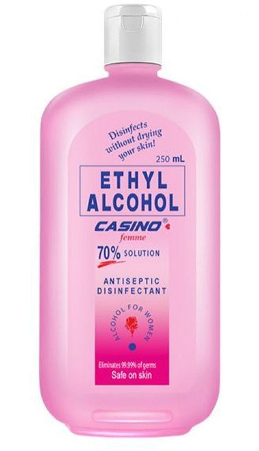 كازينو محلول الكحول الإيثيلي وردي