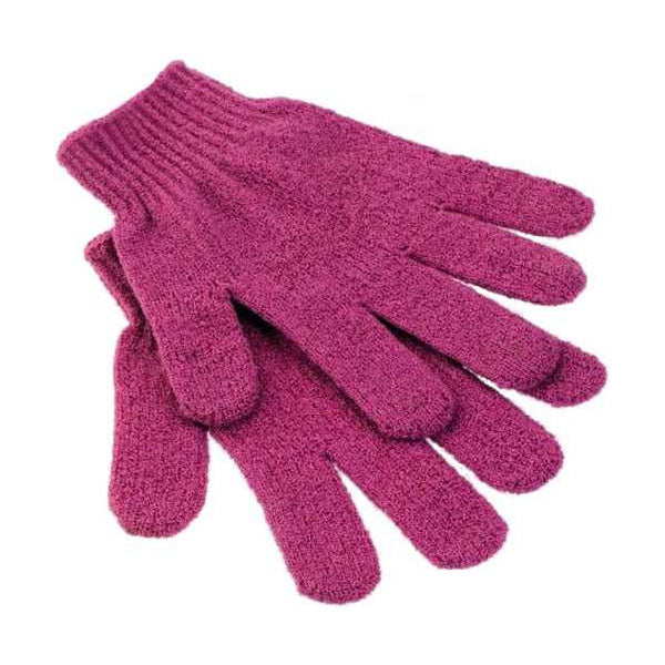 قفازات استحمام مقشرة للجلد الميت