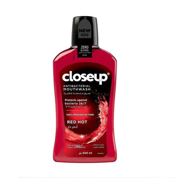 كلوز أب غسول فم مضاد للبكتيريا أحمر حار