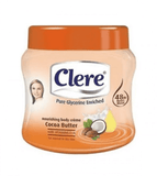 كلير كريم مرطب للجسم بزبدة الكاكاو مع فيتامين E و A