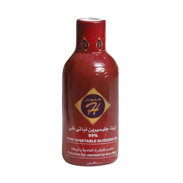 زيت جليسرين نباتي نقي من كنوز 200 مل.