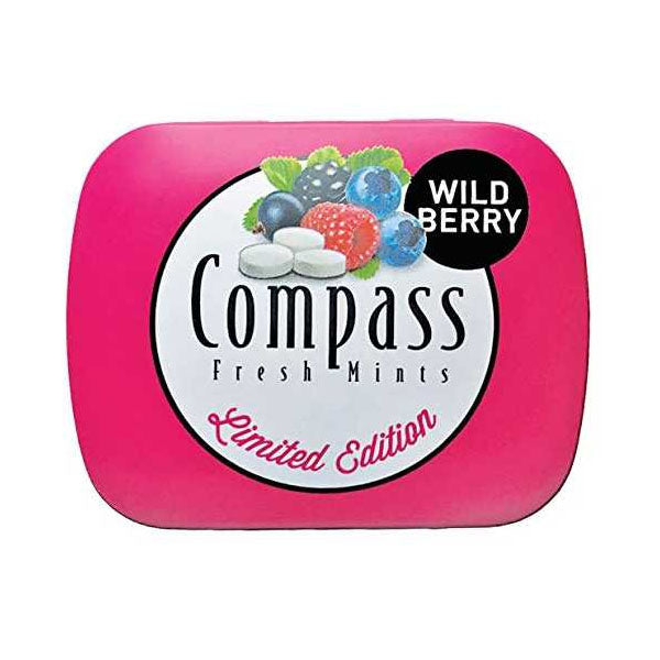 كومباس حلوى النعناع بالتوت البري الخالية من السكر