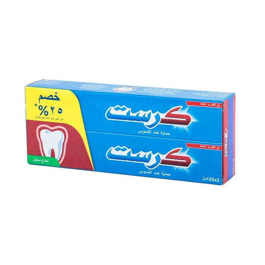 كرست معجون اسنان حماية ضد التسوس بالنعناع المنعش 125 مل