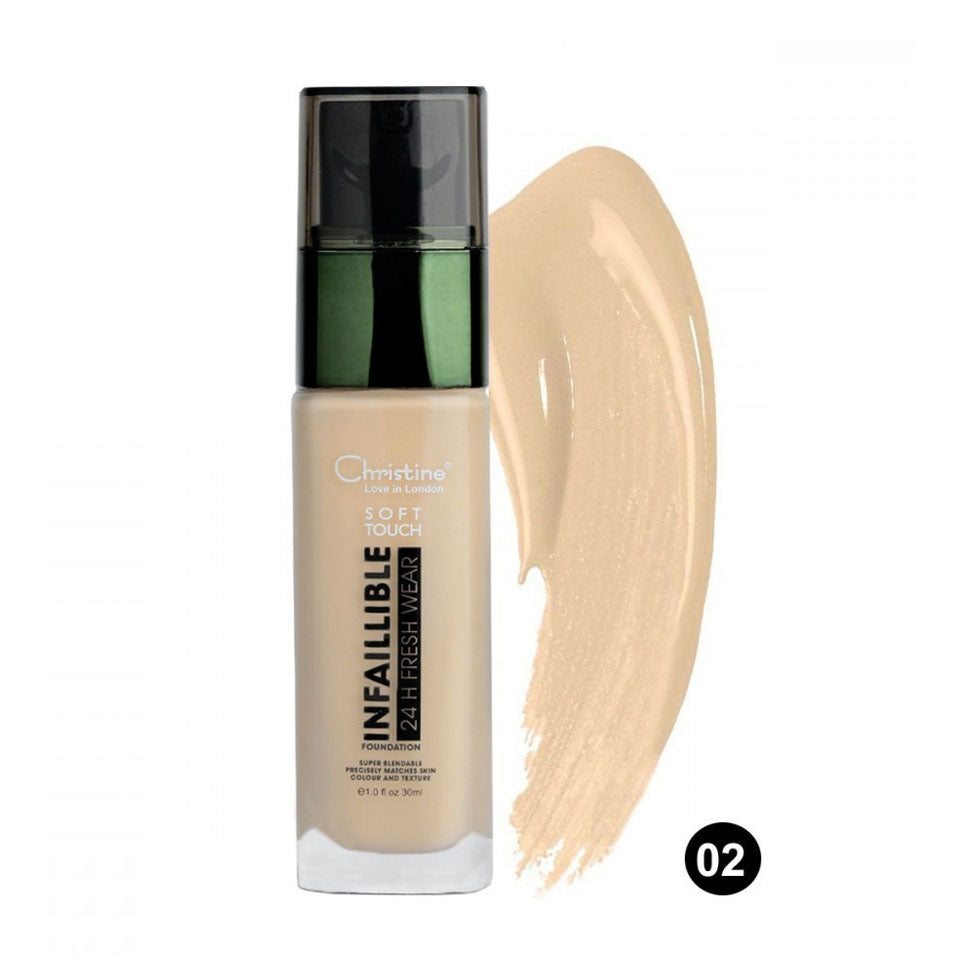 كريم اساس لوريال انفاليبل كرستين رقم 02