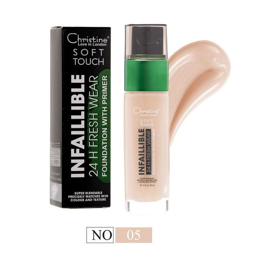 كريم اساس كرستين فاونديشن انفاليبل رقم 05