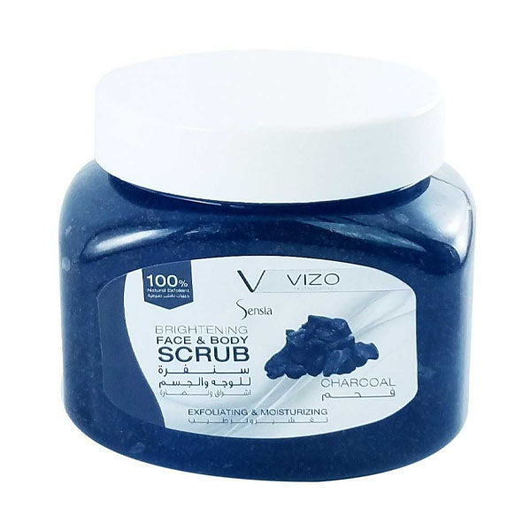 كريم سنفرة الوجه والجسم بالفحم