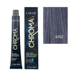لاكمي صبغة الشعر كروما بدون امونيا فضي رقم0/02- 60مل