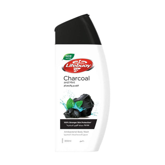لايف بوي سائل استحمام بالفحم والنعناع