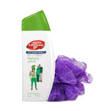 Lifebuoy natural shower gel 300 ml with loofah