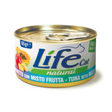 لايف كات طعام رطب للقطط بنكهة التونة مع الفواكه 85غ |  صيدلية.كوم.