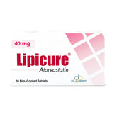 Lipicure 40 mg atorvastatin 30 Tablets