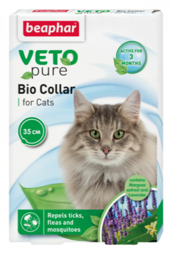 بيفار بايو طوق طارد حشرات لافندار للقطط | صيدلية.كوم.