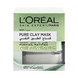 منتجات عناية بالبشرة لتنقية وازالة الدهون لوريال قناع الطين