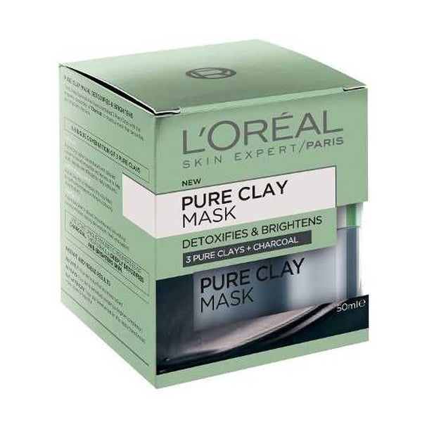 لوريال قناع الطين النقي بالفحم