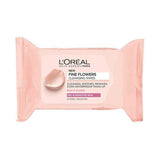 لوريال مناديل منظفة ومزيلة للمكياج للبشرة الجافة والحساسة