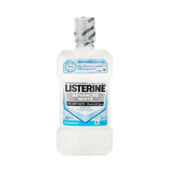 ليسترين غسول فم ادفانس وايت النعناع