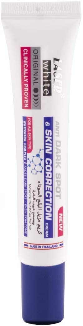 ليزر وايت كريم مزيل البقع السوداء