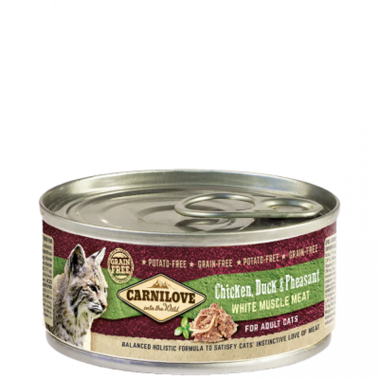 كارنيلوف طعام رطب دجاج وبط وتدرج للقطط البالغة 100 غ |  صيدلية.كوم.