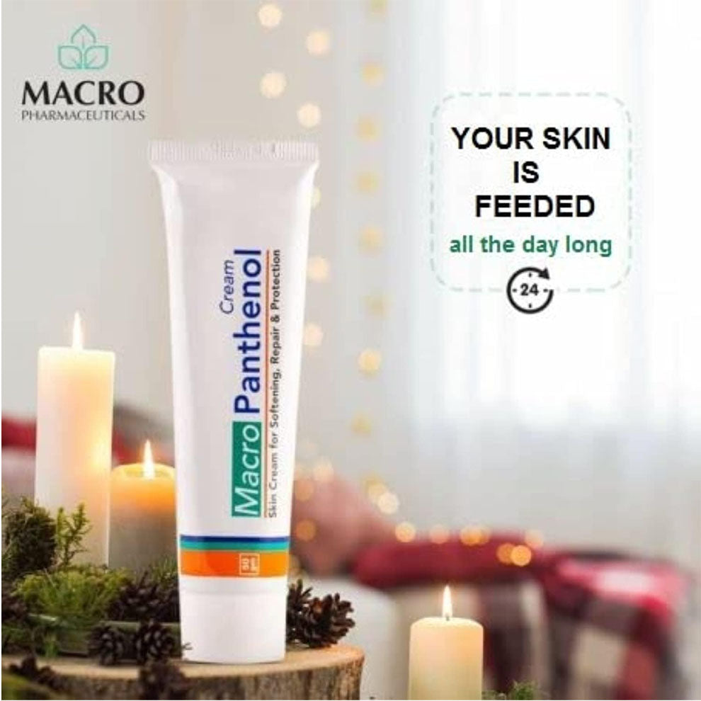 ماكرو بانثينول كريم مرطب لجميع أنواع البشرة 50 جم | صيدلية.كوم.