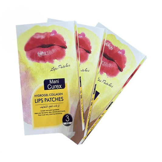 ماني كوريكس لصقات جل الكولاجين لنفخ الشفاه 3 لصقات × 3 عبوات.
