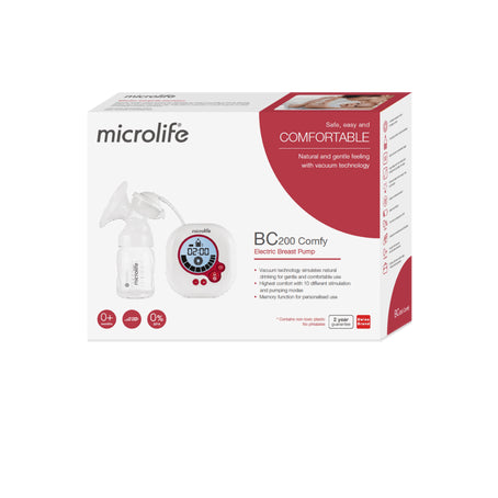 جهاز شفط حليب كهربائي مفرد BC200 من ميكرولايف |  صيدلية.كوم.
