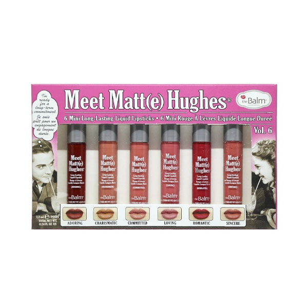 ذا بالم مجموعة 6 احمر شفاه سائل ميت مات هيوز Vol6