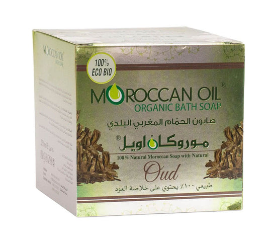 موروكان اويل صابون الحمام المغربي بخلاصة العود - 250 مل.