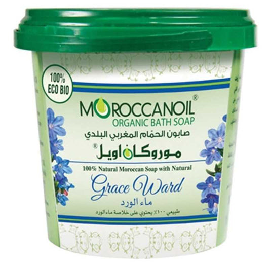 موروكان أويل صابون مع ماء الورد