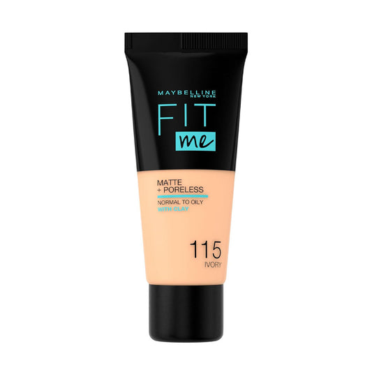 اساس ميبلين كريم أساس فيت مي مات اند بورليس ايفوري 115