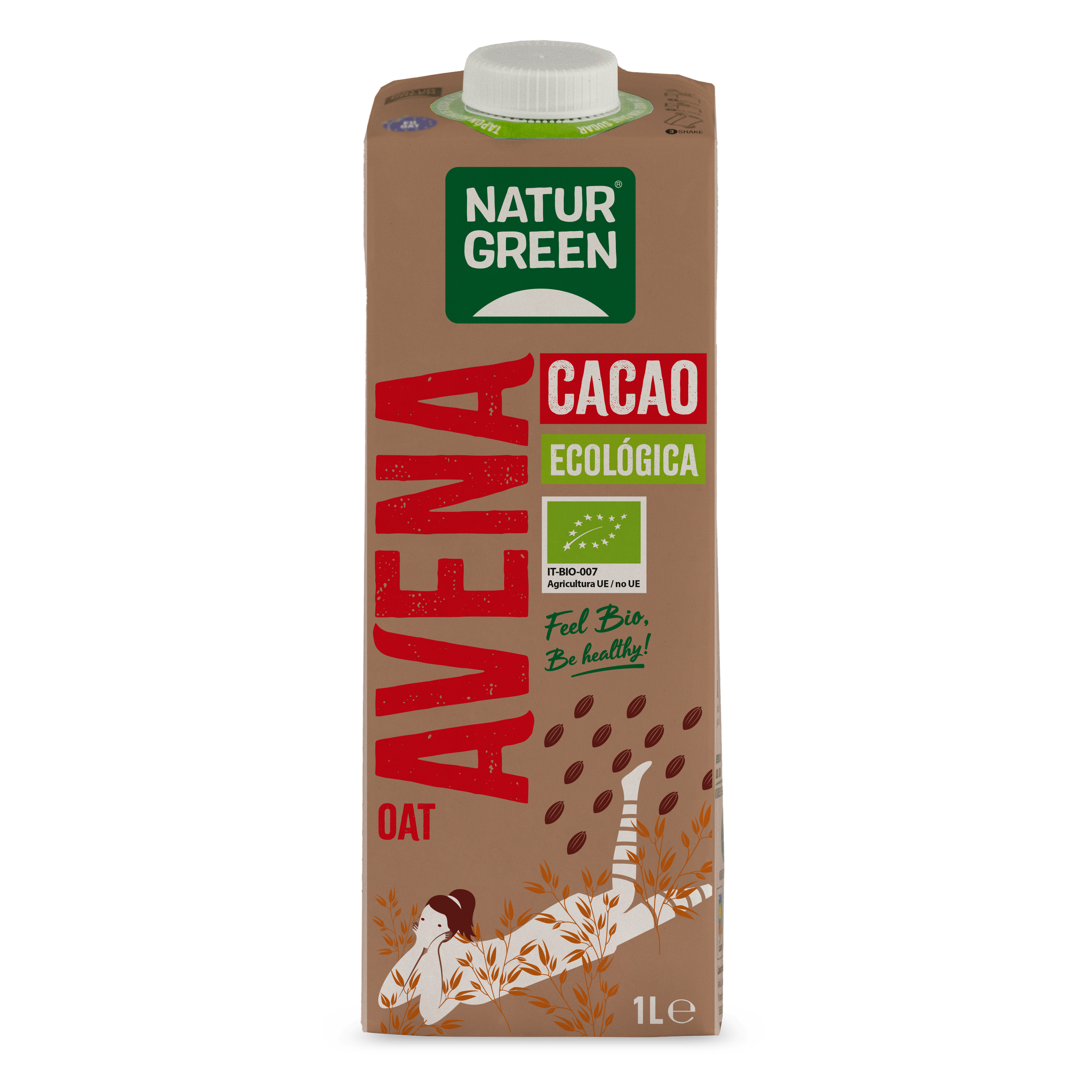 ناتشر جرين حليب الشوفان بالكاكاو 1 لتر |  صيدلية.كوم.