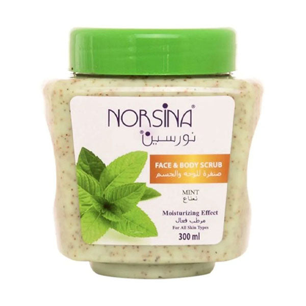 نورسينا صنفرة للوجه والجسم بالنعناع