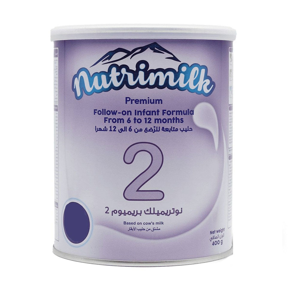 عرض نوتريميلك حليب أطفال رقم 2 من عمر 6-12 شهر - 400 جم *2 |  صيدلية.كوم.