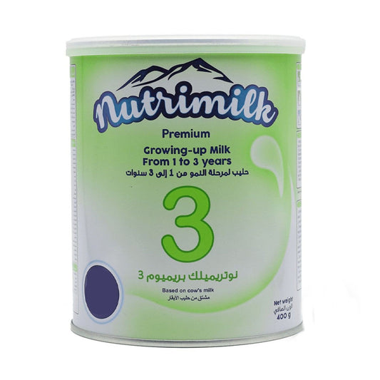 عرض نوتريميلك حليب أطفال رقم 3 من عمر 1-3 سنوات - 400 جم *3 | صيدلية.كوم.