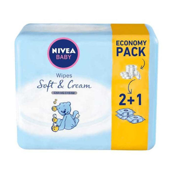 نيفيا مناديل أطفال بالكريم