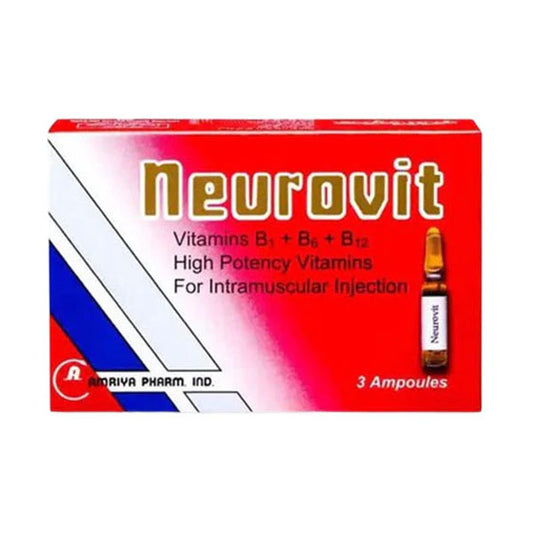 نيوروفيت فيتامينات عالية التركيز 3 أمبولات 3 مل |  صيدلية.كوم.