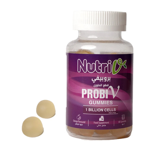 نيوتري بروبيفي بروبيوتيك جاميز-ا بليون خليه- 60 قطعة بنكهة البرتقال.