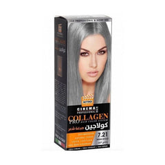 نيترو كندا كولاجين صبغة شعر 7.21 رصاصي كثيف.