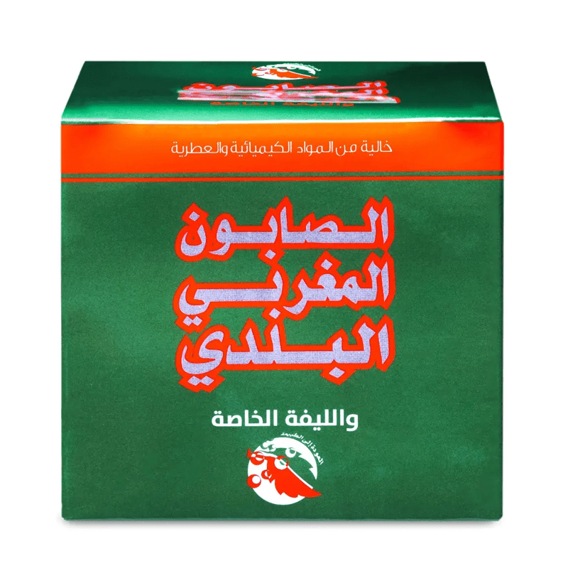 صابونة مغربية مع ليفة من وادي النحل