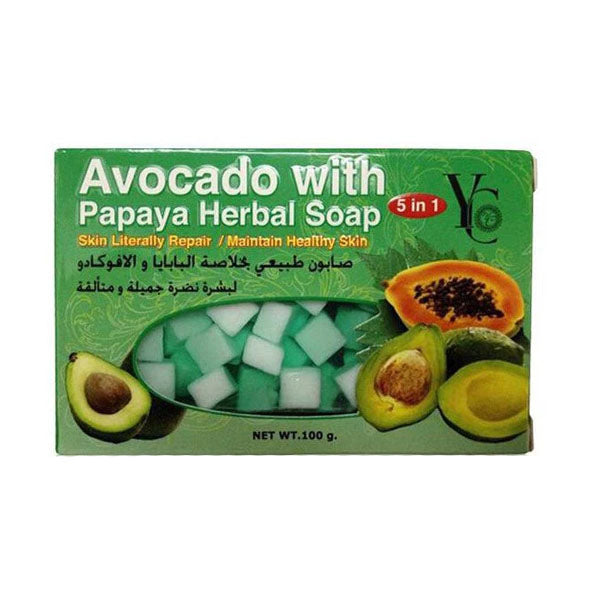 قالب صابون بخلاصة البابايا والافوكادو من YC